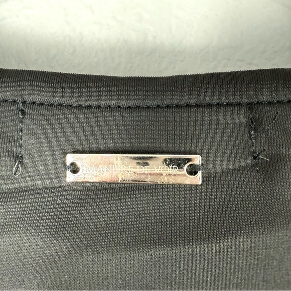 Maniere de voir NEOPRENE DOUBLE Zip top long sleeve black size 4 - Picture 12 of 12